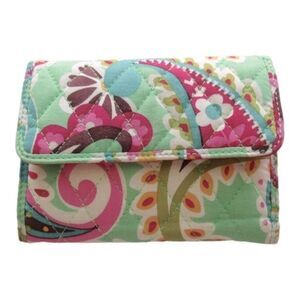 Vera Bradley Tutti Frutti Trifold Euro Wallet